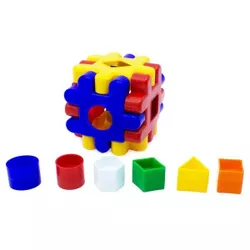 cumpără Puzzle Maximus MX5272 Jucărie-sorter Cubul logic 3D 12 elem. în Chișinău 