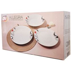 купить Набор посуды Oti 191779 set portelan Allegria, 18 piese в Кишинёве 