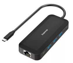 купить USB Hub Hama 300080 USB-C Hub 6Ports 3USB-A USB-C HDMI™ LAN/Ethernet в Кишинёве 