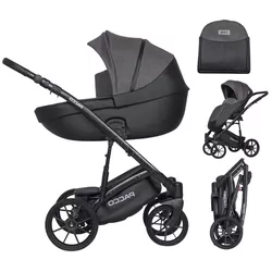 купить Детская коляска Riko Carucior 2in1 Basic Pacco 04 Carbon в Кишинёве 