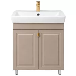 купить Шкаф под умывальник Mashtab 12677 Marbela (ML) cu 2 uși 650x460x850 Alb lucios в Кишинёве 