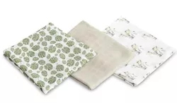 купить Аксессуар для пеленания Sensillo 0805 Набор пеленок 3шт Bamboo Elephant 70x80 (0414) в Кишинёве 