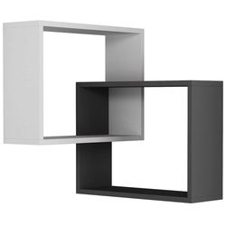 купить Полка декоративная Trendy Inel-alb, antracit 68x68x60cm (GTR005374) в Кишинёве 
