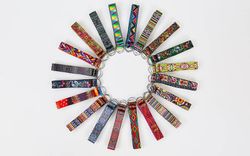 Ремень для йоги с рисунком 183x3.8 см FI6975 (1153)