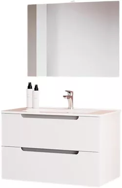 cumpără Dulap pentru lavoar Savinidue Ibiza 80C/F00+oglinda 210/EL+LAMP 906024 în Chișinău 