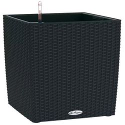 купить Цветочный горшок Lechuza Cube Cottage 30, Graphite Black в Кишинёве 