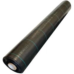 купить Агроволокно Profmet 385704 100 г/м², 1,6 м*50 м, черный с зеленой полосой в Кишинёве 