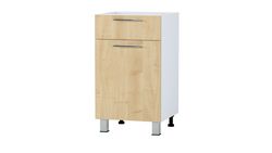 Kitchen lower cabinet 1 door + 1 box, 500 mm