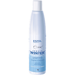 Шампунь для всех типов волос, ESTEL Curex Winter, 300 мл., Защита и питание, Aнтистатический эффект