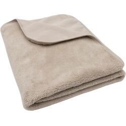 cumpără Set de perne si plapume Jollein 516-511-68130 Paturica Basic Jersey/Sherpa Warm Sand, 75x100cm în Chișinău 