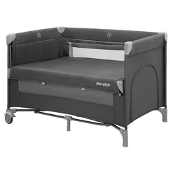 купить Манеж Baby Mix 57969 кроватка-манеж pull-out side grey в Кишинёве 