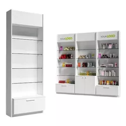 купить Тумба Indart Vitrina 05 (80x30x230) в Кишинёве 