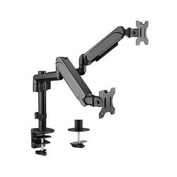 cumpără Accesoriu PC Gembird MA-DA2P-01, Adjustable desk 2 displays mounting arm în Chișinău 