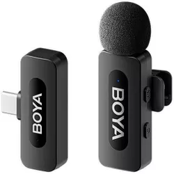 купить Микрофон Boya BY-V10 V2, Type-C Jack, Black в Кишинёве 