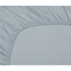 купить Постельное белье Pip Studio 329700 Cross Stitch Fitted Sheet 180x200 h35 Grey blue в Кишинёве 