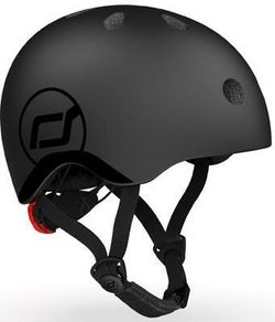 купить Защитный шлем Scoot&Ride 00893 Casca de protectie pentru copii cu sistem de reglare Black M-L в Кишинёве 