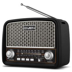 cumpără Aparat de radio Sven SRP-555 Black-Silver în Chișinău 