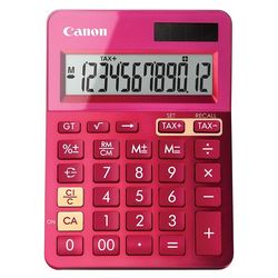 Calculator Canon LS-123K PK, 12 digit, Pink