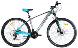 купить Велосипед Crosser QUICK 29" 19 21S Shimano+Logan Hidraulic Grey/Blue 29-083-21-19 Blue N1R2-8 в Кишинёве 