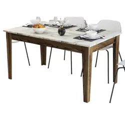 купить Стол Trendy Milan 515-Nuc, Alb 145x75x88cm в Кишинёве 