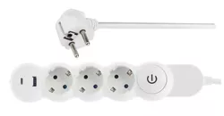 купить Фильтр электрический Scame 161.3071UD3, 3 locuri + 2USB CAVO 16A 3m в Кишинёве 