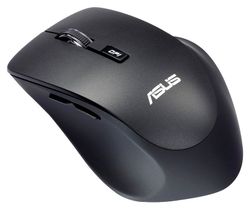 Wireless Mouse Asus WT425, Optical, 1000-1600 dpi, 6 buttons, Ergonomic, Silent, 1xAA, Black