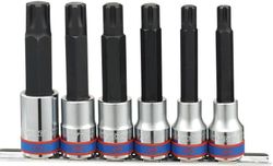 cumpără Set de tubulare, bite, duze King Tony 4116PR набор насадок RIBE М9-М16, дл.100мм 1/2", 6 пр. în Chișinău 