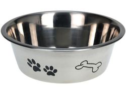 Castron pentru caine Pets 1.75l, D21X7cm, inox