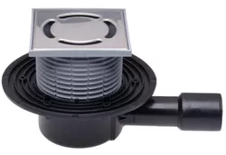 купить Душевой трап Hutterer & Lechner Sifon de pardoseala interior orizontal PP D. 40/50 cu grila inox (123 x 123 mm) H=79 mm HL510NPr в Кишинёве 