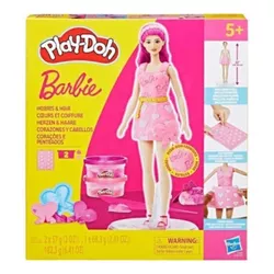 cumpără Păpușă Play-Doh G1357 BARBIE playset Hearts And Hair în Chișinău 