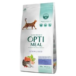купить Корм для питомцев Optimeal 24231056 Sac pisici steril somon 10 kg в Кишинёве 