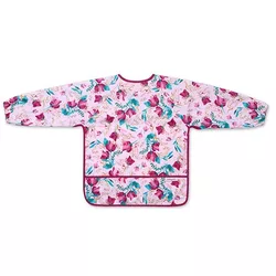 купить Слюнявчики BabyOno 1477/01 Pestelcuta cu maneca lunga FLORAL в Кишинёве 