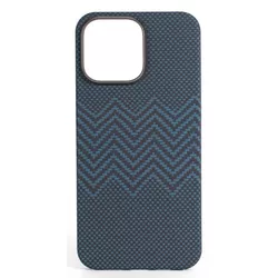 cumpără Husă pentru smartphone Vanta Carbon Ring Weaving M Magsafe for iPhone 16 Pro, M-Blue în Chișinău 