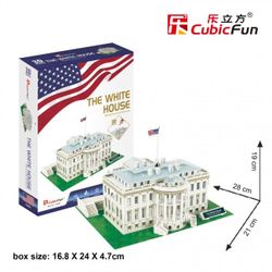 CubicFun 3D пазл Белый дом Вашингтон, 65 деталей