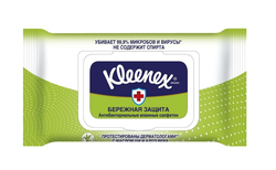 Антибактериальные влажные салфетки Kleenex Protect, 40 шт.