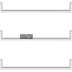 купить Полка декоративная Bofigo Комплект навесных полок 13-90-01 White в Кишинёве 