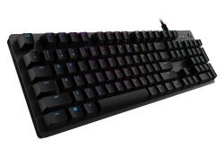 Gaming Keyboard Logitech G512 Carbon Lightsync RGB, Mechanical, GX Brown, USB, Black