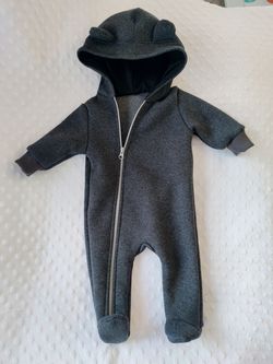Комбинезон Pampy от 0 до 3 месяцев Dark Grey