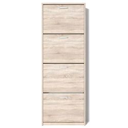 купить Полка для обуви Fabrik Home Тумба для обуви 4 дверцы / 600 дуб сонома в Кишинёве