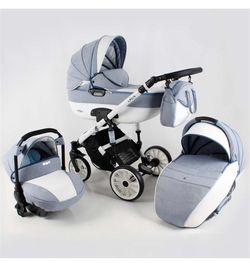 Коляска OTTIS White 3w1 / (Wózek OTTIS White 3w1) OW-06
