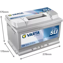 cumpără Acumulator auto Varta 70AH 640A(EN) клемы 0 (278x175x175) S3 007 (570144064K262) în Chișinău 