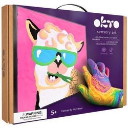 cumpără Set de creație Okto 20030 Pictură pe numere 3D cu plastilină ușoară 29x29сm, Lama în Chișinău 