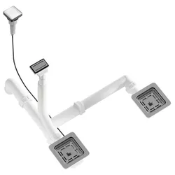 купить Сифон для кухонной мойки Helika-AquaSanita AQ-007H Stainless Steel в Кишинёве 