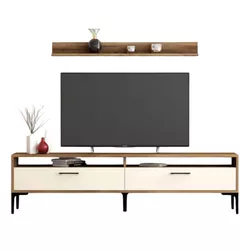 cumpără Comodă TV Trendy Istanbul, Nuc, Smantana 180x47x35cm în Chișinău 