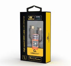 Blister retail   8K UHD, HDMI to HDMI with Ethernet Cablexpert "Premium Certified",  2.0m