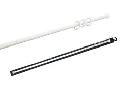 Карниз для шторки раздвижной Spirella 125-220cm, белый, алюм