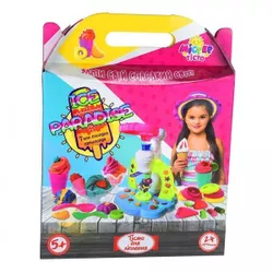 купить Набор для творчества Strateg 57143 Set de modelat Мистер тесто Ice paradise, 24buc в Кишинёве 