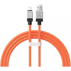 купить Кабель для моб. устройства Baseus CAKW000407 CoolPlay Series USB-A to Lightning 2.4A 12W 1m, Orange в Кишинёве 