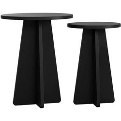 cumpără Măsuţă cafea Trendy Ciuperca 2, Negru, set în Chișinău 