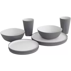 купить Посуда походная Outwell Set vesela Gala 2 Person Dinner Grey Mist в Кишинёве 